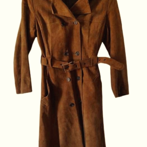 Vintage Aleksander Trench Coat Size Small - Picture 5 of 16